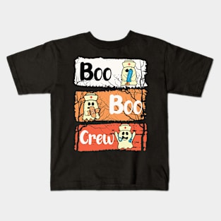 Boo Boo Crew Nurse Shirts Halloween Nurse Shirts for Women Kids T-Shirt